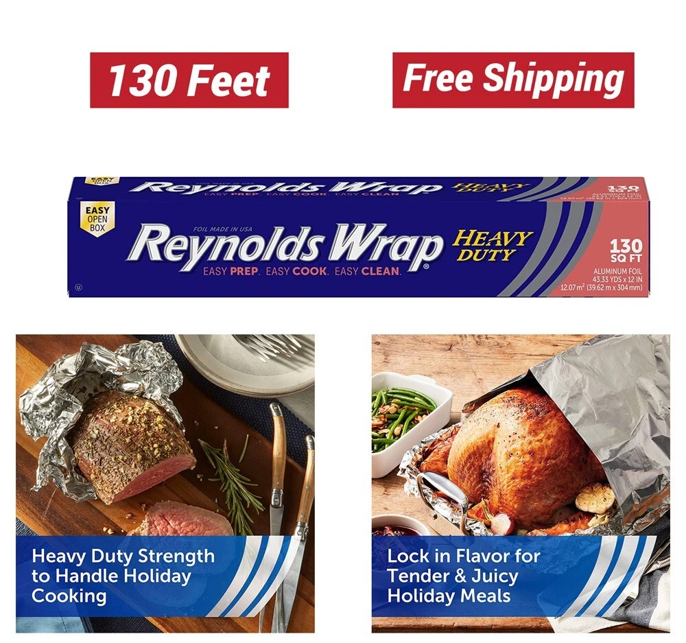  Reynolds Wrap Non Stick Aluminum Foil, 130 Square Feet