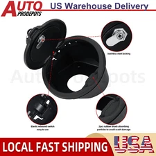 Locking Fuel Filler Door Gas Tank Cap Cover w/Keys for Jeep Wrangler JL 2018+