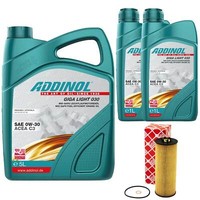 MotoröL Set Addinol 0W-30 Giga Light 7 Liter + ÖLfilter FüR VW Passat Variant