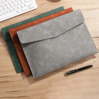 PU Leather A4 Business Folder Office Supply Document Bag File Holder Organizer - Image 1 of 4