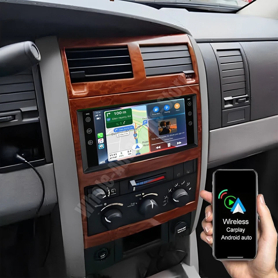 Radio estéreo para coche Dodge Durango 2004-2010 7" Android 13 Carplay GPS WIFI FM Foto 3 de 4