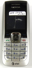 Nokia 2610 - Silver and Black  AT T  Cellular Candybar Phone - Works / READ