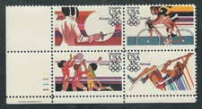 Scott # C-109/12...35 Cent...Air Mail...Olympics...Plate Block