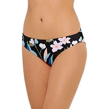 MSRP $20 Hula Honey Swimwear Medium Junior Floral Hipster Bikini Size Medium