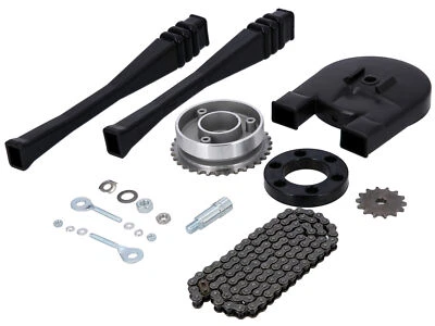 AKF Großes Kettenradantrieb-Set (Ketten-Set) - für Simson KR51/1 Schwalbe