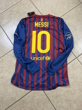 Barcelona Messi CL MD Size Player Issue Argentina Shirt Football Nike Jersey