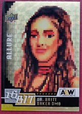 2022 AEW Dr. Britt Baker DMD 16 Bit 1/1 GOLDEN TREASURES 1 of 1 ALLURE #70753