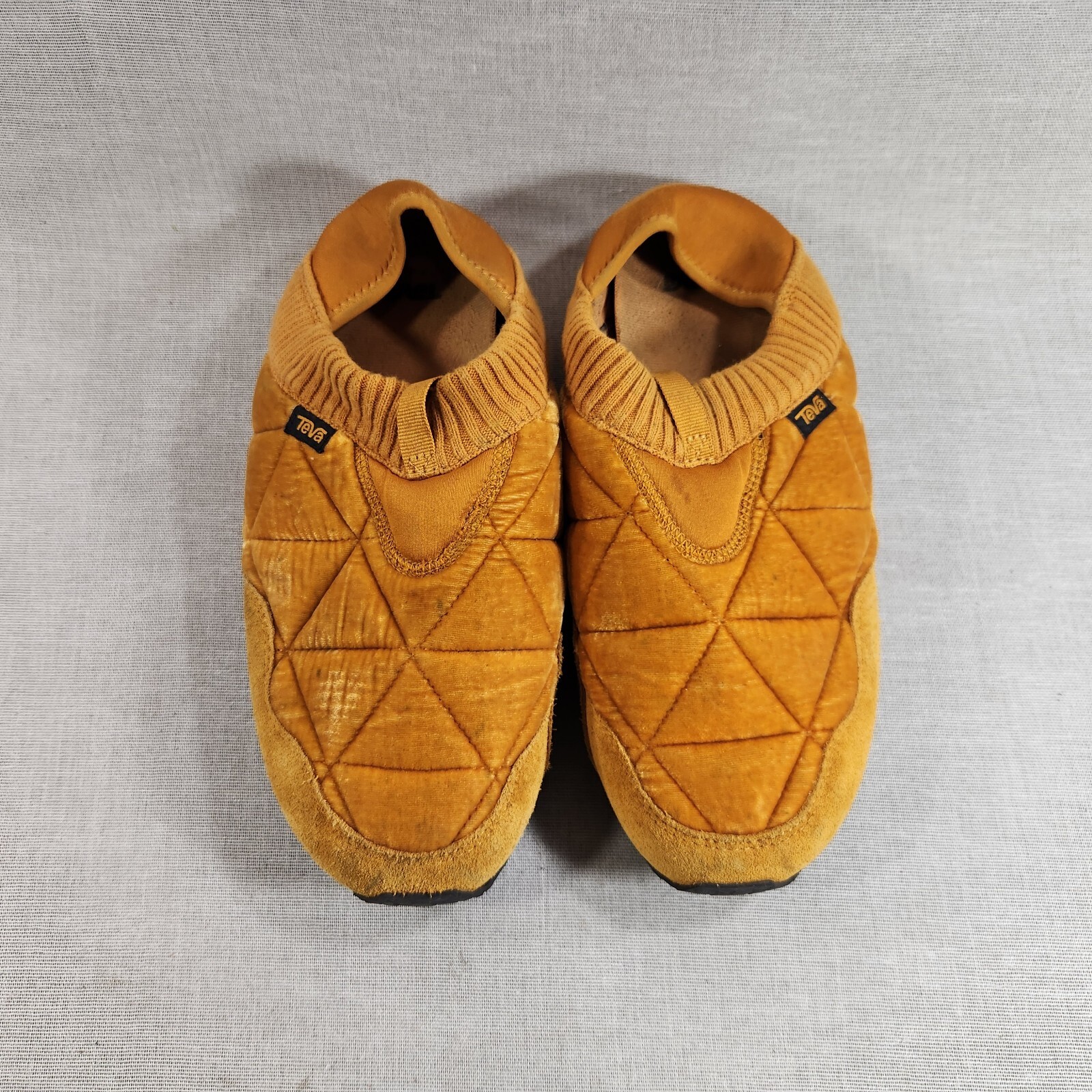 PANTOFOLA D’ORO Scarpe pantofole da donna Teva ReEmber Ember Moc taglia 11 giallo sauterne slip on