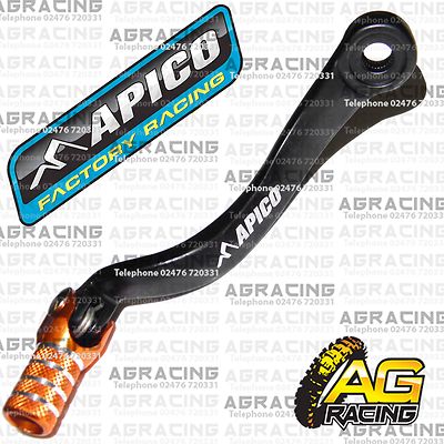 Apico Schwarz Orange Gear Pedal Hebel Für Husaberg TE 125 2013 Motocross Enduro