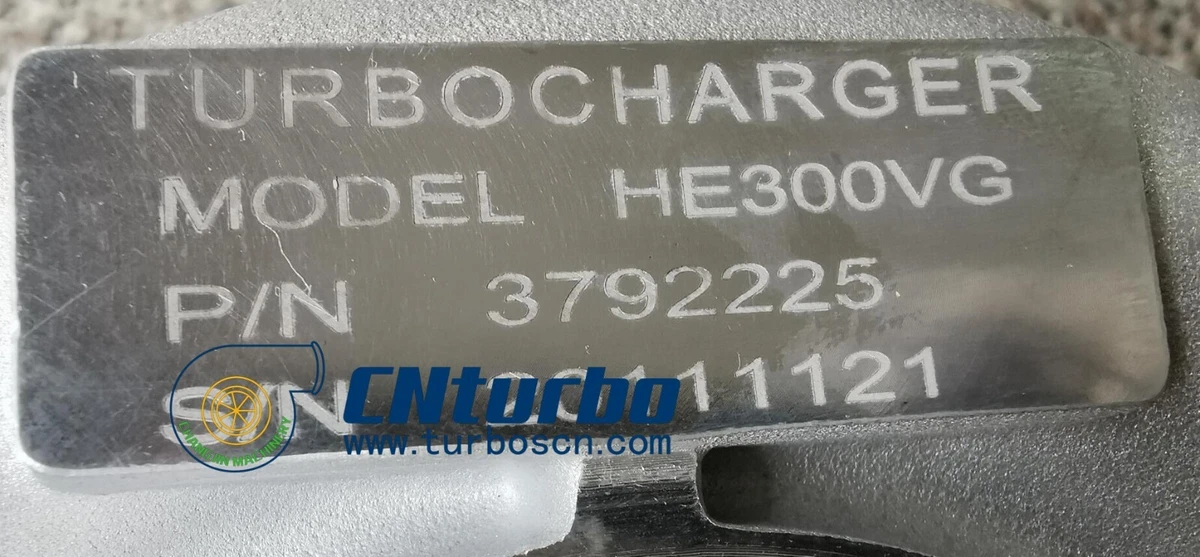 New HE300VG turbocharger Cummins Bus Truck ISBE Engines 3792225 