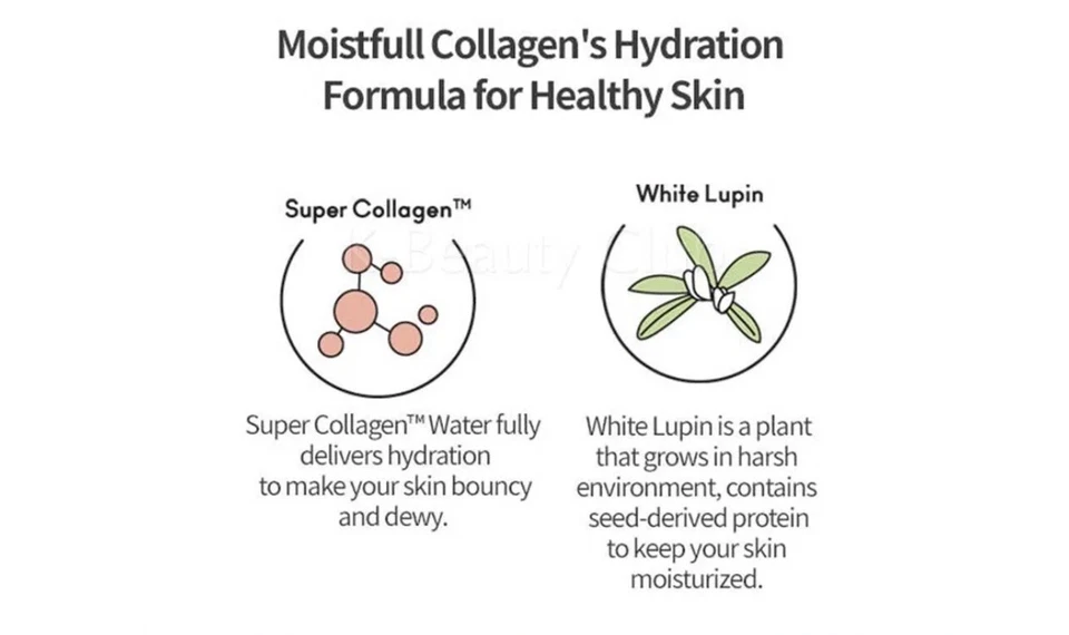 Tónico facial Etude House Moistfull Colágeno 200 ml RENOVAR [Vendedor de EE. UU.] SELLADO D2 Foto 2 de 4