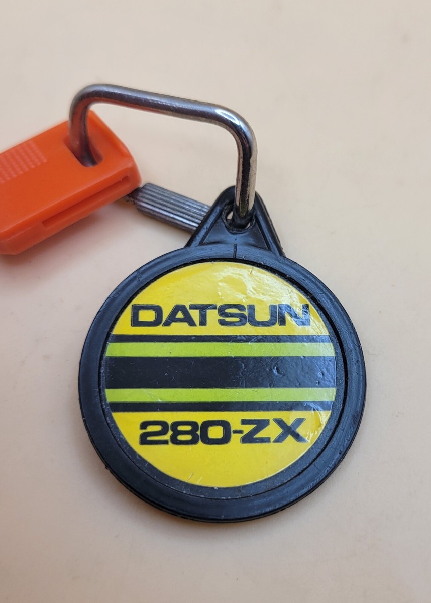 Vintage 1980 Kidco Burnin' Key Cars Datsun 280-ZX Key Chain Vintage 1980 Kidco Burnin' Key Cars Datsun 280-ZX Key Chain