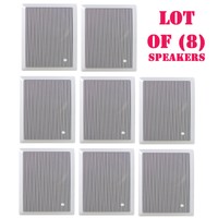 Lot Of (8) Pyle Pdiw65 In-wall / In-ceiling 6.5 Stereo Speakers, 2-way, White on sale Lot Of (8) Pyle Pdiw65 In-wall / In-ceiling 6.5 Stereo Speakers, 2-way, White on sale