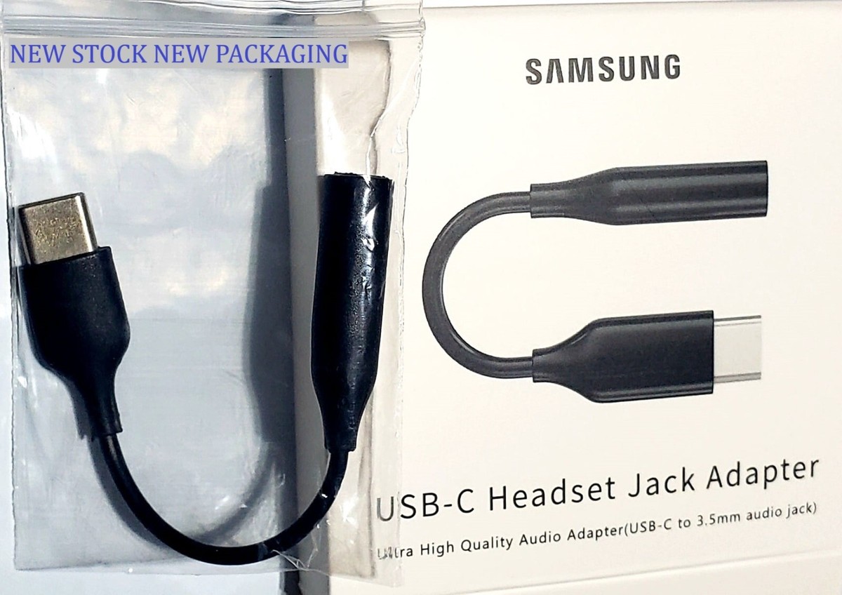 SAMSUNG EEUC10JUWEGUS USBC to 3.5mm Headphone Jack Adapter for Note10 and Note10+ (US Version