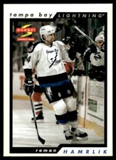 1996 Score #127 Roman Hamrlik - Tampa Bay Lightning