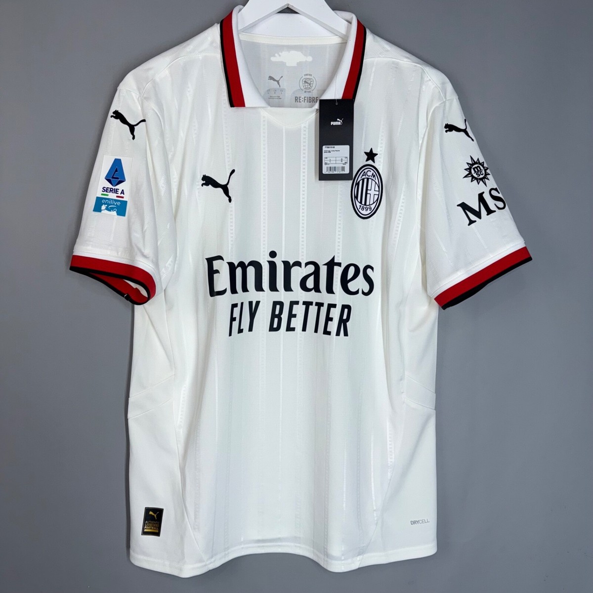 BNWT AC MILAN ITALY 2024 2025 AWAY FOOTBALL SHIRT JERSEY MAGLIA