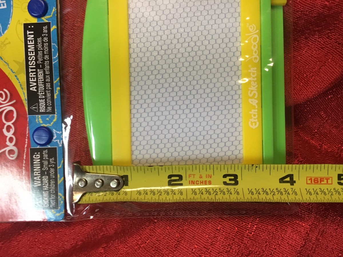 Etch A Sketch doodle Draw & Slide To Erase No Knobs No Shake