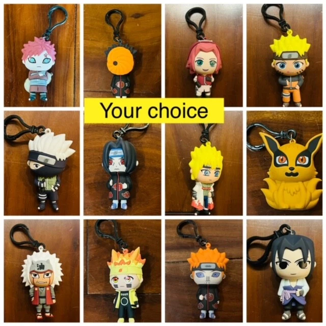Naruto keychain lot / Naruto bag clip lot 21 characters geeksinsydney