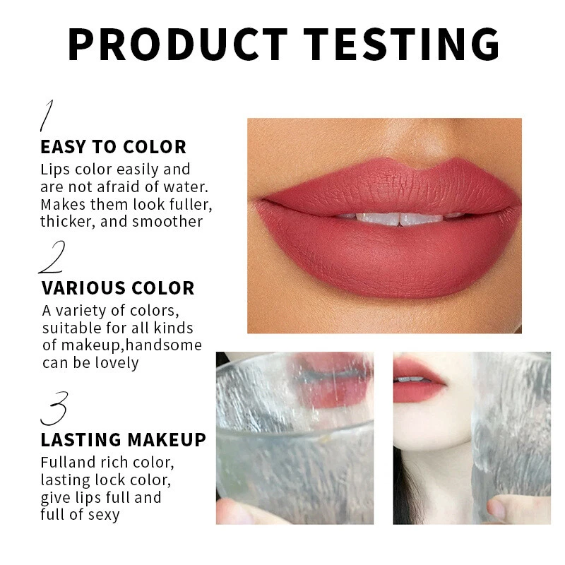 Matte Lipstick Pen ✏️ Waterproof & Smudge Proof 💋 Velvet Long Lasting Lip Color - Image 2 of 4