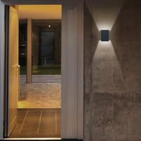 Funktionale Led AußEnwandleuchte Helestra Free Graphit Up&Down IP54