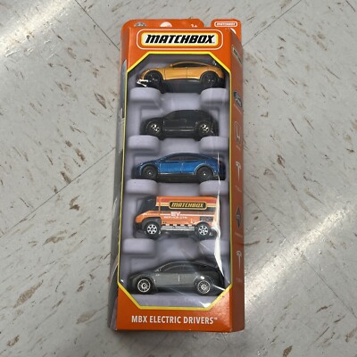 Matchbox 70th 2023 Electric Drivers 5 Pack Mustang Mach-E  Honda Tesla Model X Y
