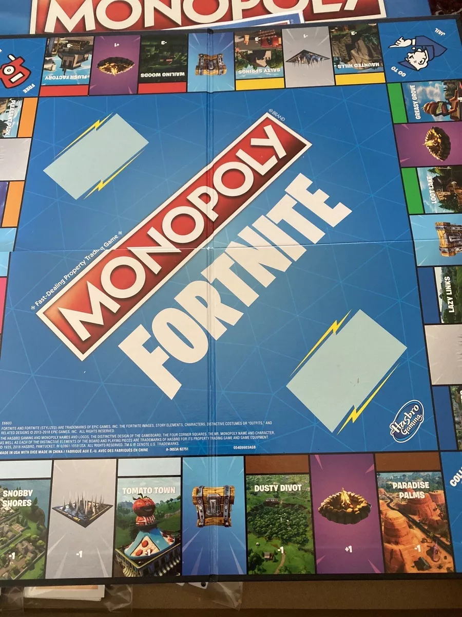 Monopoly - Fortnite Edition - board game - Epic Games / Hasbro - used