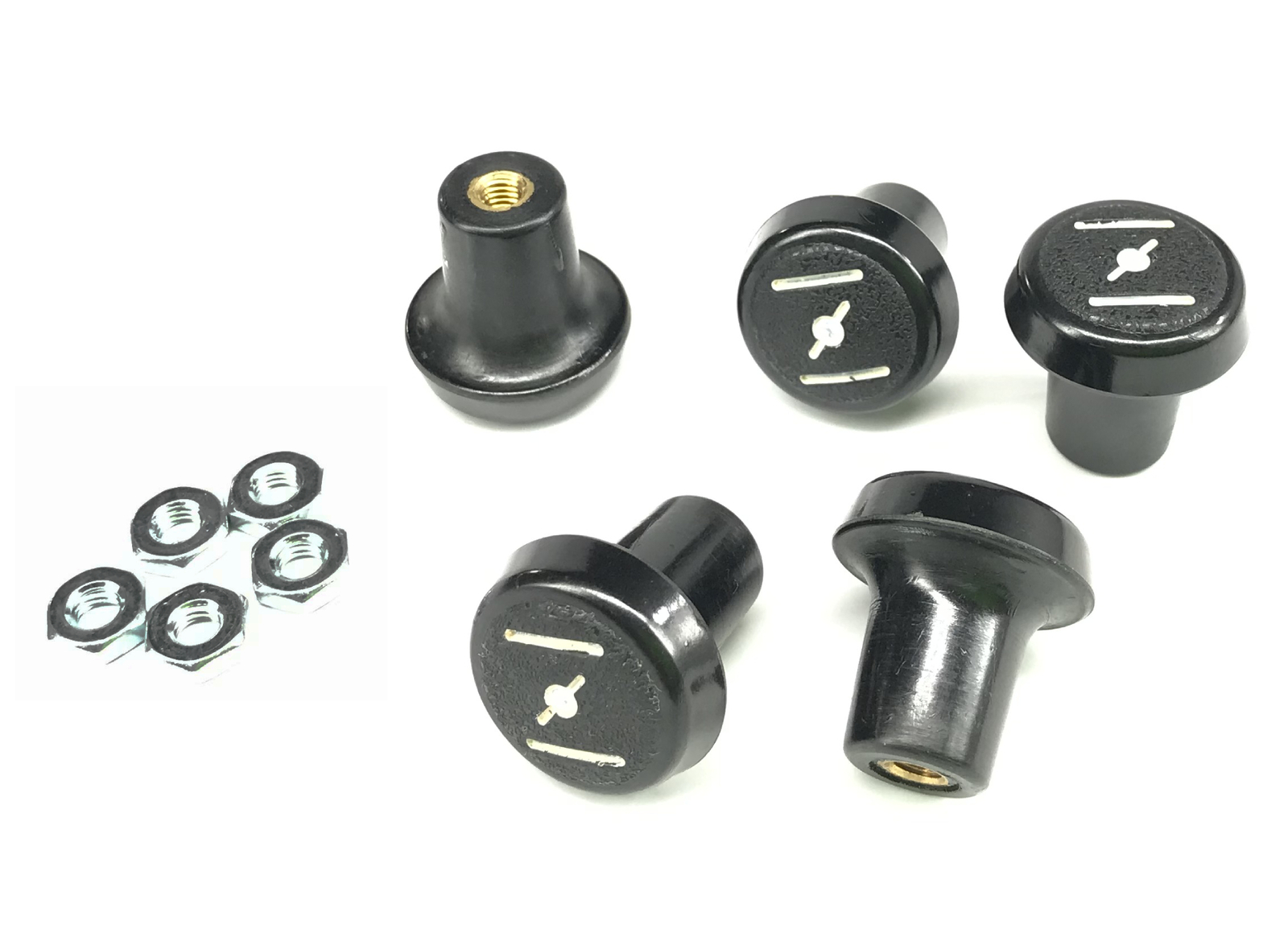 Motion Pro Replacement Choke Cable Knob 10/32 Thread Pitch 5pk (01