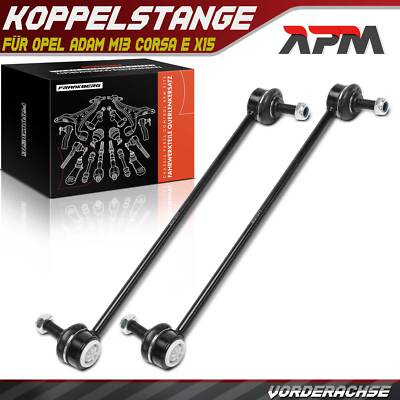 2x Koppelstange Pendelstütze Vorne Links Rechts für Opel Adam M13 Corsa E X15