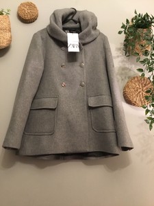 wraparound collar coat