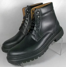 259681 SPBT50 KELTON MEN'S SHOES SIZE 9 M BLACK LEATHER BOOTS JOHNSTON & MURPHY