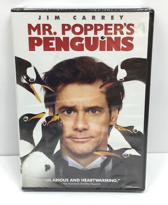 Mr. Popper s Penguins / DVD Family Comedy Movie / Jim Carrey / Factory Sealed