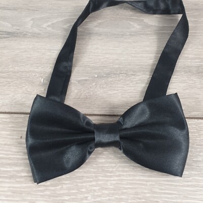 Topman Fliege schwarz 12,5 x 6,5 cm