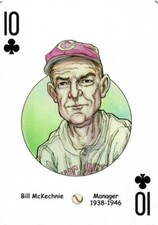Bill McKechnie Cincinnati Reds Caricature Card