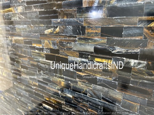 Blue Tiger Eye Countertop, Bathroom Vanity Top, Modern Kitchen Countertop - Picture 5 of 10