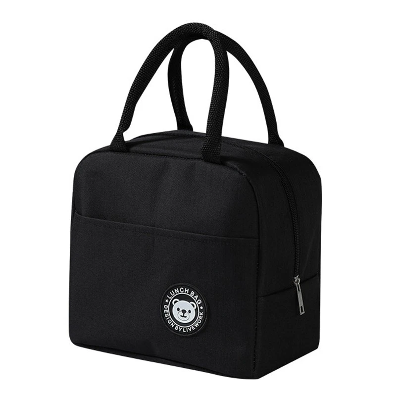 Insulated Lunch Box Bag with Ice Pack for Bento & Food Storage