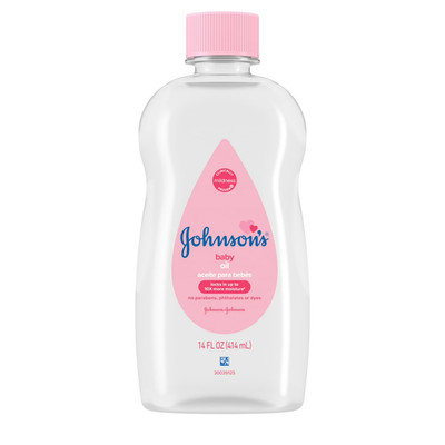 Johnson's Baby Body Moisturizing Oil, Liquid Mineral Oil for Baby Massage, Origi