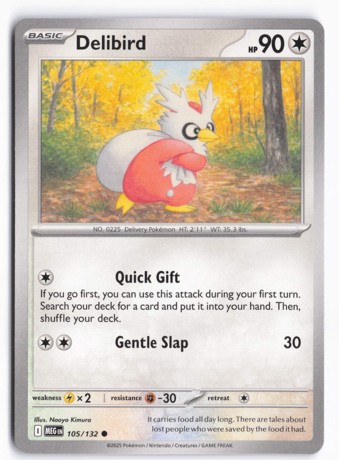 Delibird Common ME01: Mega Evolution 105/132 NM