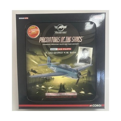 Corgi Predators of the Ski  Grumman TBF-1C Avenger - Lt. (JG) George H. VG+/NM