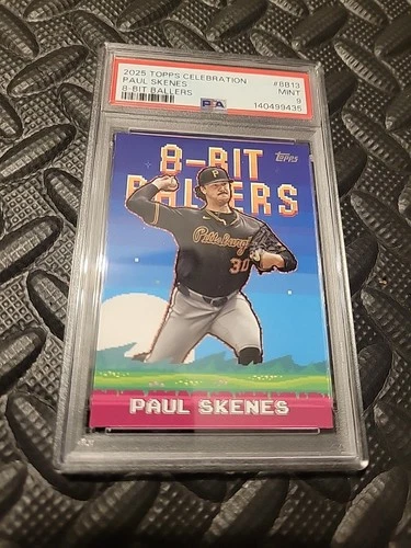 2025 Topps Series 1 8-Bit Ballers Paul Skenes #8B-13.  PSA 9