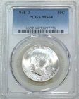 1948 D Franklin Half Dollar PCGS MS64 95% FBL Just Graded New Holder #S326B