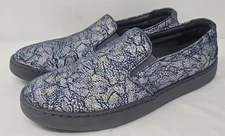 Vionic Women's Avery Comfort Slip On Blue Mermaid Metallic Iridescent Size 10