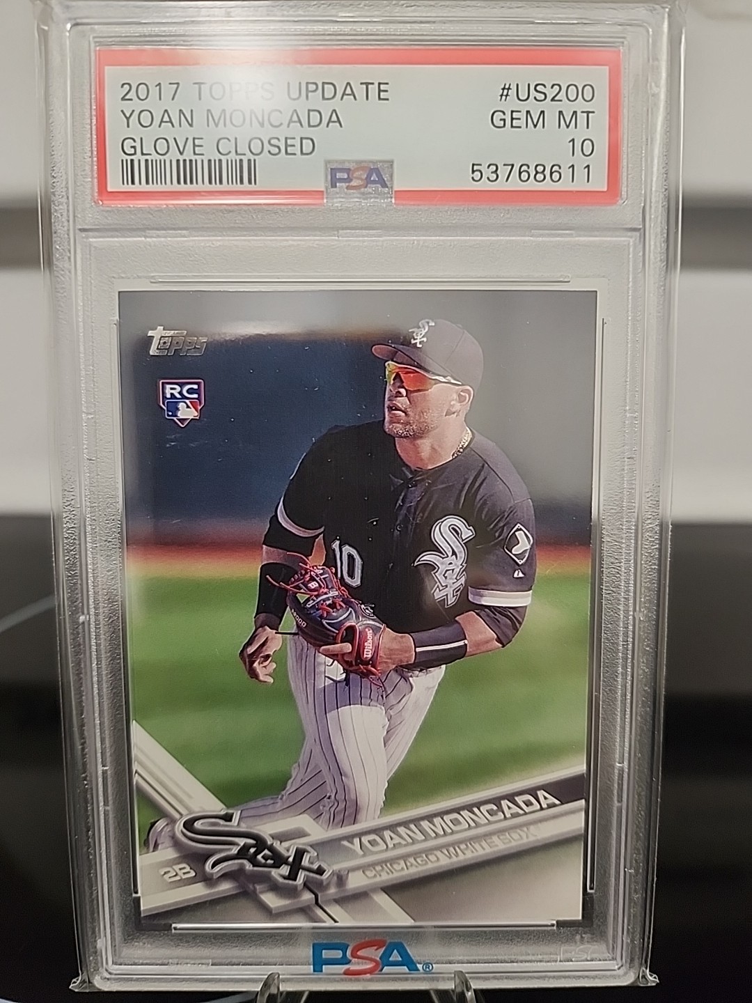 2017 Topps Update Series Rookie Yoan Moncada #US200 PSA Gem Mint 10-White Sox