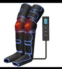 Professional Lymphatic Drainage Full Leg Massager Heated Air Compression Boot
