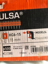 Full Box Of Spit Pulsa 800 - 15mm Nails & Fuel Cell