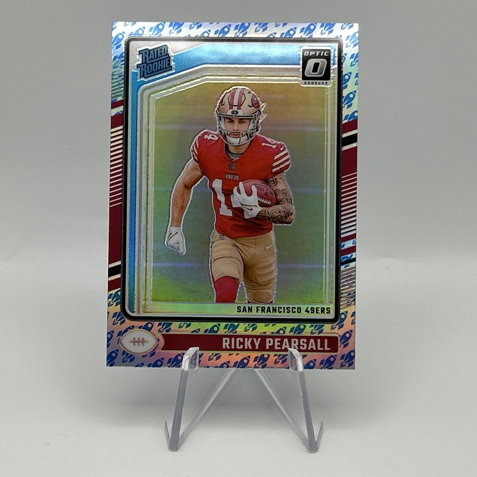 2024 Donruss optic Ricky Pearsall rated rookie ROCKET EMOJI No. 284