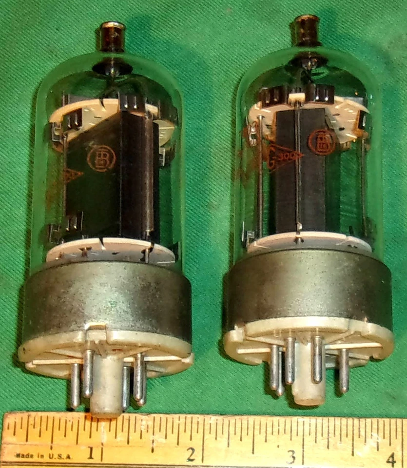 (2) BENDIX 7403 Beam Tetrode Tubes GOOD FILAMENTS! not tested (2.5Amp Filament) - Image 3 of 4