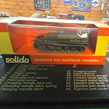 Solido AMX13 V.T.T. Tank 1:50 Green Diecast Model 227B w/ Case