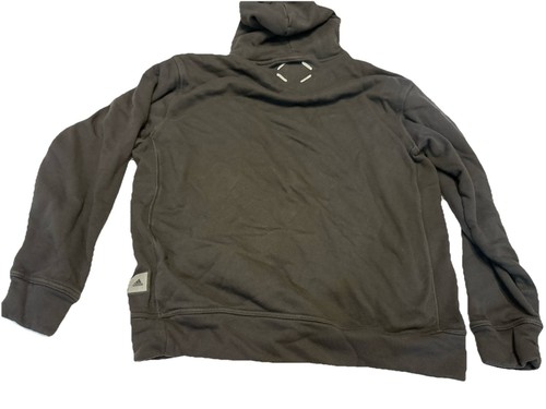 Adidas adicross Golf Ball Pullover Felpa con Cappuccio Trace Nero Medium Usato - Foto 2 di 6