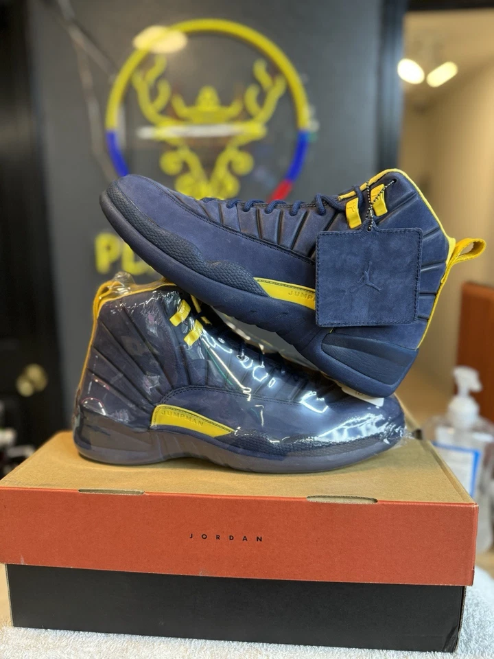 Talla 10 - Jordan 12 Retro x PSNY Michigan Wolverines 'PE' Foto 2 de 4