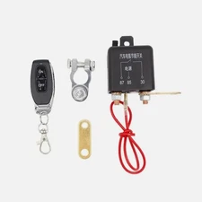Car Battery Disconnect Cut Off Isolator Switch Relay 12V Wireless Remote Control